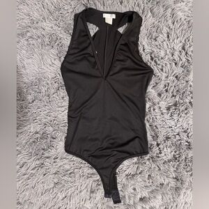 VENUS Elegant Black Bodysuit Size XS